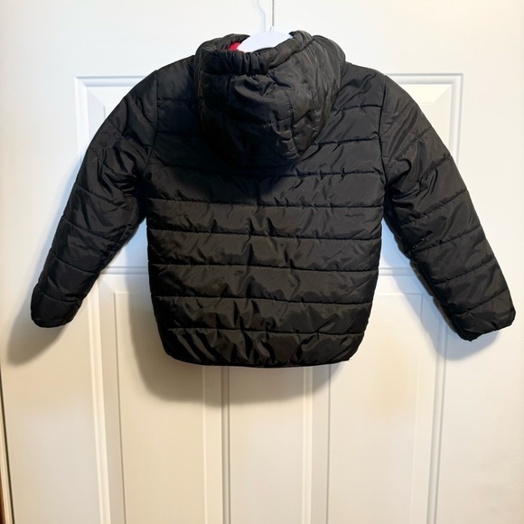 Nike Puff Up Jacket Boys Black Sz 5S “Just Do It " - Picture 8 of 10